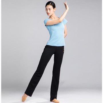 丹詩戈 北舞學生練功褲舞蹈褲 直筒褲 男女舞字褲 3752形體平面褲