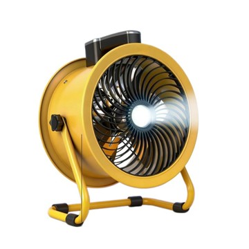 工業風扇/電扇 落地扇 21v鋰電池14寸充電強力趴工業扇 便攜電風扇 落地户外露營風扇 釣魚高速風機