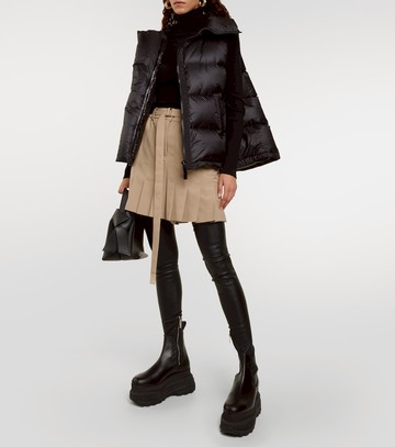 Sacai Asymmetric quilted down vest