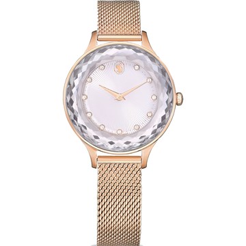 SWAROVSKI Octea Nova 簡約優雅腕錶-5650011/玫瑰金色33mm