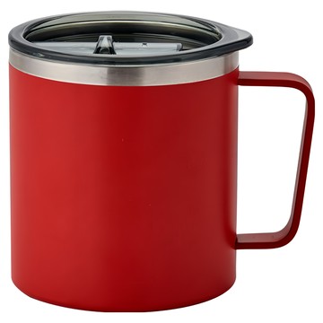 OSLO Outback V2 馬克杯，雙層壁不銹鋼，冷熱皆宜，420ml  紅色  1個