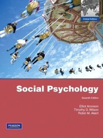 SOCIAL PSYCHOLOGY (7版) ARONSON 2010 Pearson