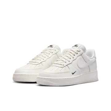 Nike Air Force 1 ’07 ESS 奶油白 小黑勾 厚底 緩震 休閒鞋 女鞋 HF1058-133