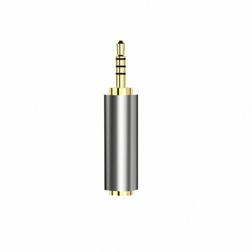 3.5mm - 2.5mm 鋁合金2.5mm(公頭)轉3.5mm(母頭)音源孔轉接頭(V-S119)