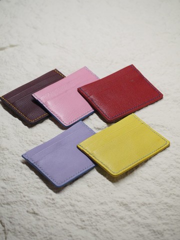 法國羊皮卡包丨手工縫製丨支持客製化訂製