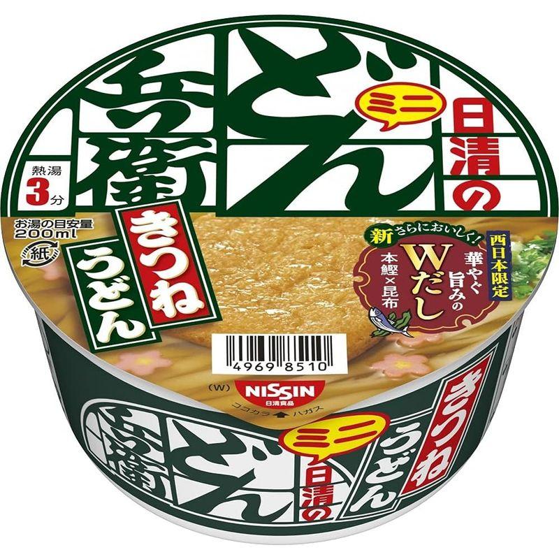 日清食品 どん兵衛 きつねうどんミニ 西 42g×12個