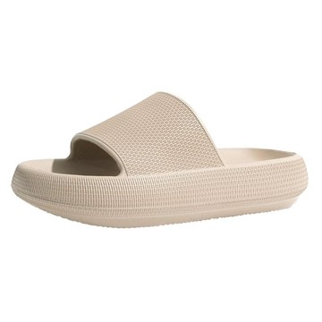 WUWU 舒適抗菌厚底拖 M56  43~44(27)  卡其色