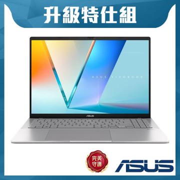 ASUS S3607AA 16吋特仕筆電 (Ultra 5 325/16G+16G/2TB SSD/酷玩銀/Vivobook S16)