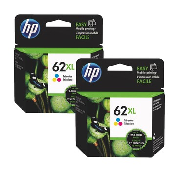 【2入】HP 62XL(C2P07AA) 原廠三色高容量墨水匣 適用ENVY 5540/5640/5642/7640/OJ200/200c/250