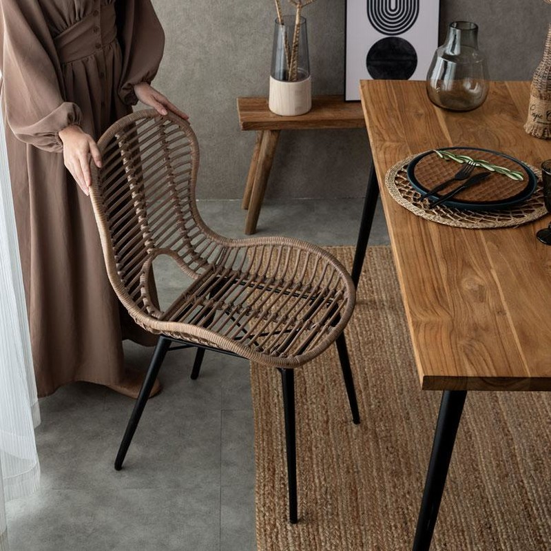 夫婦座椅子　1対　アジアンテイスト　籐　ラタン　イス　チェアー　2脚セット 楽天市場】皮付きラタンスツール ラタンチェア オットマン