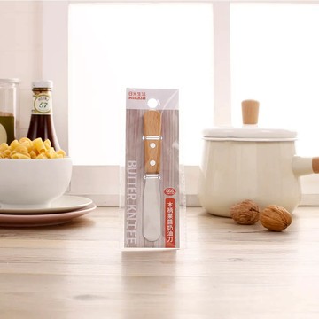 日光生活木柄果醬奶油刀