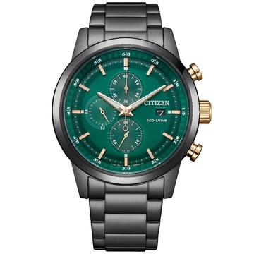 CITIZEN Chronograph 光動能計時腕錶 錶 手錶 送禮 CA0746-85X