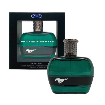 【FORD MUSTANG 福特野馬】美式傳奇綠鑽男性淡香水 100ml