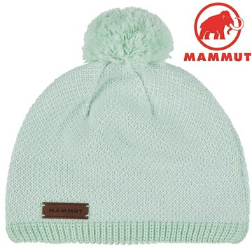 Mammut 長毛象 Snow Beanie 針織保暖毛帽 1191-01120 40254 薄荷綠/白