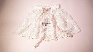 Handmade by Mina 法式宮廷刺繡蕾絲圍裙 贈禮盒