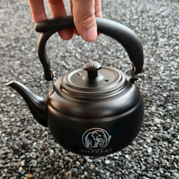 咪咪良品🔥戶外露營黑化裝備燒水壺泡茶壺電磁爐不鏽鋼茶具防燙手柄帶茶濾