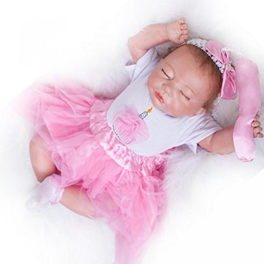 ZITA ELEMENT 10 Inch Newborn Reborn Baby Doll and Clothes Washable
