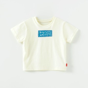 韓國 OZKIZ - Happiness短袖上衣-米白