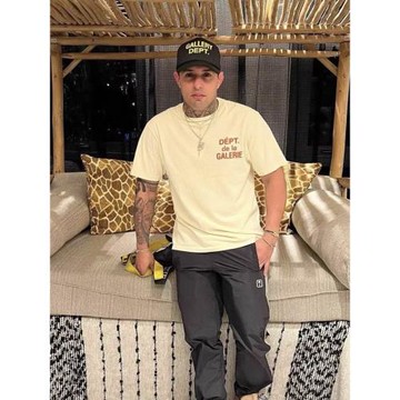 VLONE FOG GALLERY DEPT基礎字母LOGO印花短袖T恤純棉Tee潮寬松男