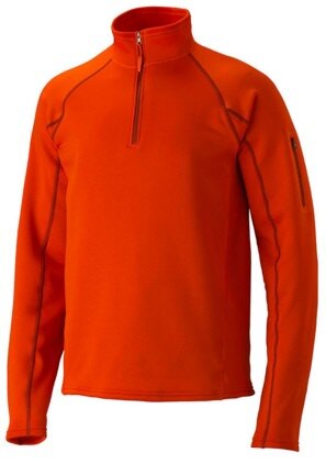 ├登山樂┤美國Marmot土撥鼠 Stretch Fleece男款立領彈性刷毛保暖衣 橘#80890-9185