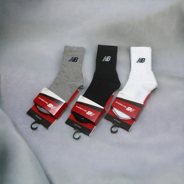 NEW BALANCE 襪子 NB 黑 灰 白 中長襪 小腿襪 襪子 7130400