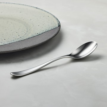 日本山崎金屬｜AQUATIQUE系列 - 霧面不鏽鋼湯匙  (177 mm)