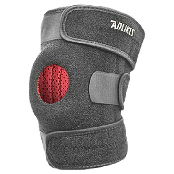 AOLIKES 奧力克斯 加壓支撐護膝 FC070  均碼(腿圍34~58cm)  1個  黑紅色