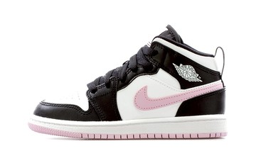 JORDAN 1 MID WHITE LIGHT ARCTIC PINK PS