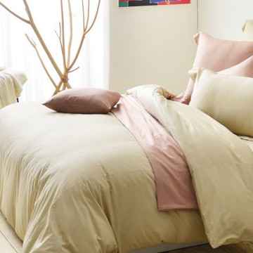 LAMINA吉祥富貴精梳棉雙人被套-燿金