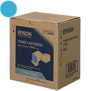 EPSON 原廠藍碳粉匣0592/C13S050592/適用機型：AL-C3900/CX37NDF