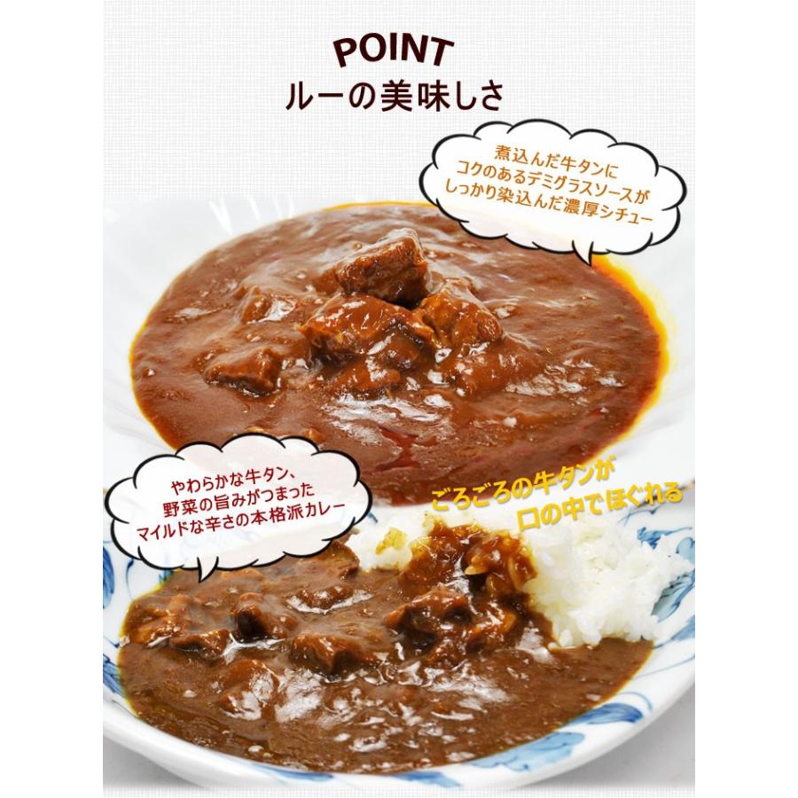 レトルトカレー＆シチュー 200g（各1袋づつ）2袋セットポイント消化 レトルト 食品 お試し レトルト食品 仙台名物 牛タン