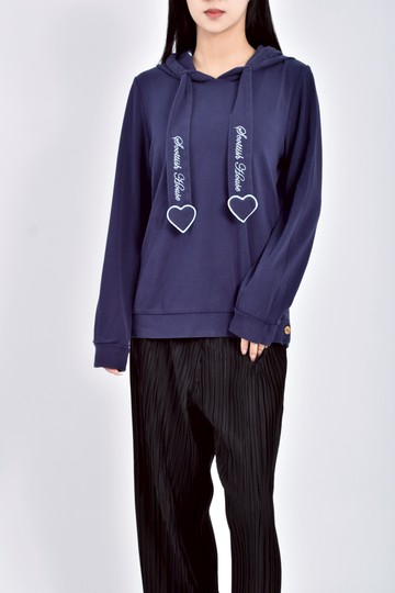 (S) scottish house連帽藍色長袖上衣