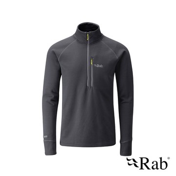 【英國RAB】 Power Stretch Pro Pull-On 保暖排汗衣 男款 鯨魚灰 #QFE62