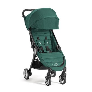 Baby jogger - City tour C形旋風收折 輕量旅行車 - 綠【贈同色收納背袋】【悅兒園婦幼生活館】
