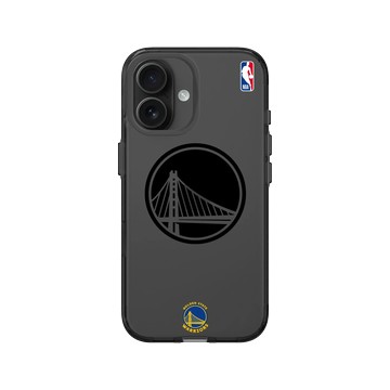 iPhone 16 Clear (相機按鈕) 酷墨灰 - NBA - B&W-金州勇士 Golden State Warriors B&W - Light
