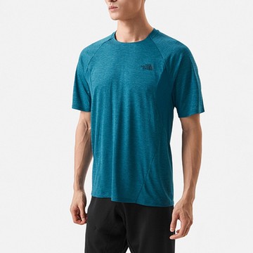 The North Face 北臉 上衣 男款 短袖上衣 運動 吸濕排汗 M BRIDGER NEW S/S SHIRT 藍 NF0A7WD3EVP