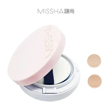 【MISSHA謎尚】輕透裸光無瑕氣墊粉餅 (15g/個)x1