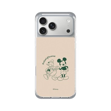 iPhone 17 Pro Max ClearX (MagSafe 兼容) 霜透灰 - 迪士尼-米奇 Mickey - 米奇與唐老鴨 - 碰拳