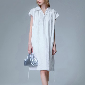 POLO領小蓋袖洋裝