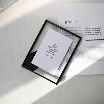 相框 簡約現代窄邊玻璃透明相框創意擺件金屬擺台6寸7寸8寸a4照片掛牆