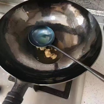 古法氮化黑鍋手工鍛打平底鍋燃氣灶家用炒菜鍋老式炒鍋不粘鍋