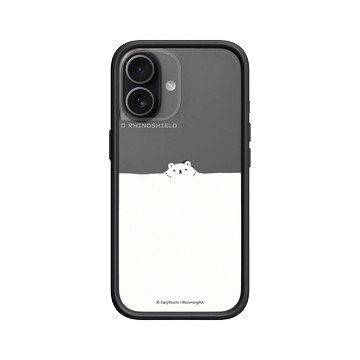 iPhone 17 Mod NX -邊框背蓋組合 (相機按鈕) 黑 - 白白日記 Darylhochi - 一片白