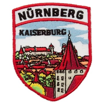 A-ONE 德國 紐倫堡 地標造型刺繡  1個