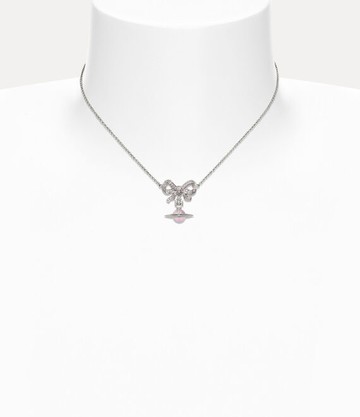 Vivienne Westwood Octavie Choker Platinum-pink-pink-cz Platinum-pink-pink-cz Women