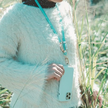 Qgo最實用充電手機繩-可調整矽膠款-是掛繩也是充電線-多功能快充