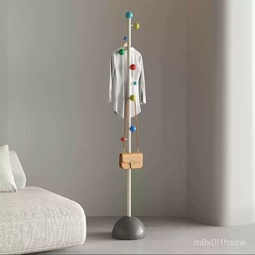 免運 創意衣架落地臥室小型掛衣架家用房間掛衣服的架子立式藝術衣帽架貨架 掛衣架 落地衣 收納架 服飾架