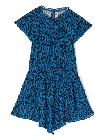 Zadig & Voltaire Kids - leopard-print dress - kids - Viscose - 4 yrs - Blue