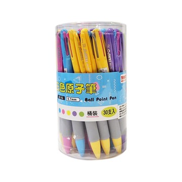 (量販)TEMPO三色原子筆30入(款式隨機出貨)