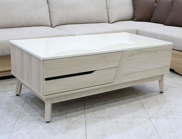 【歐風別館】哈娜石面大茶几【基隆至台中免運費】