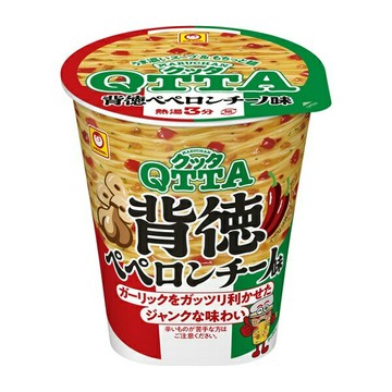 【江戶物語】TOYO 東洋水產 QTTA 背德 香蒜辣椒義大利風味杯麵 74g 濃厚蒜香風味 拉麵 泡麵 日本原裝進口